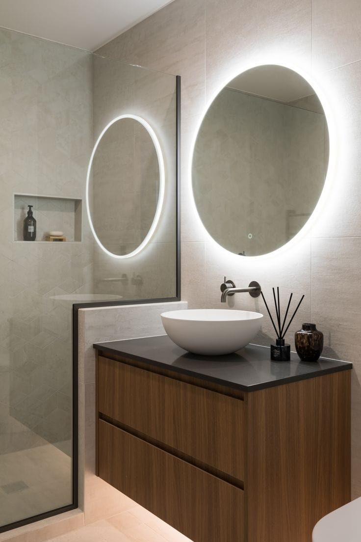 Luxury washbasin cabinet counter